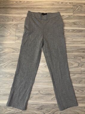 Rachel Zoe Gray Wide-Leg Knit Pants